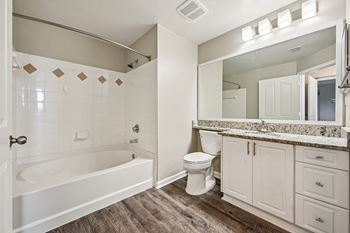 Updated bathrooms at verona at boynton beach apartments in boynton beach, fl 33426